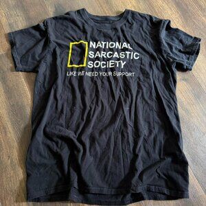 👕National Sarcastic Society tee